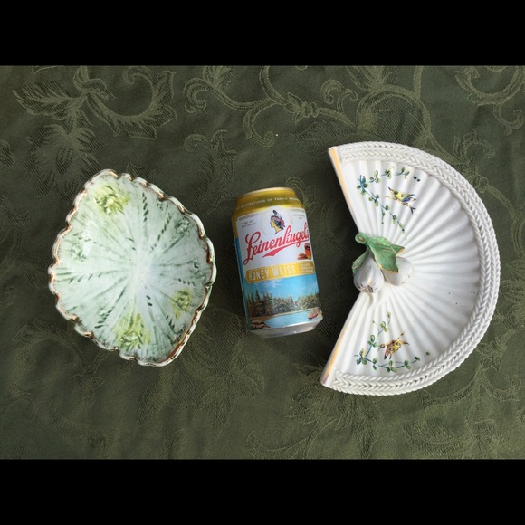 ⚜️ VINTAGE Italian Porcelain HANDPAINTED Decor Soap Dish Ucago - Picture 4 of 16